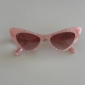 Dolce & Gabbana Pink Marble Cat-Eye Sunglasses